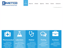 Tablet Screenshot of dmetco.com
